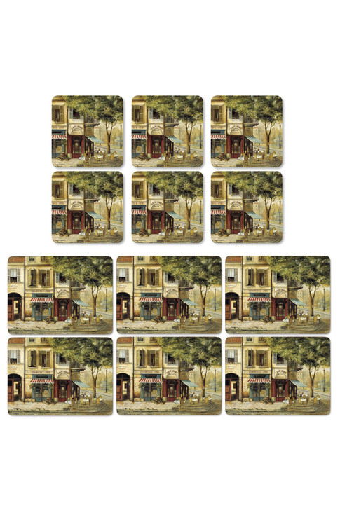 Pimpernel Parisian Scenes Placemats and Coasters Set of 6