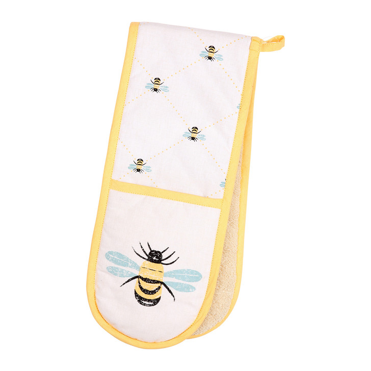 Dexam Bees Knees Double Oven Glove Yellow