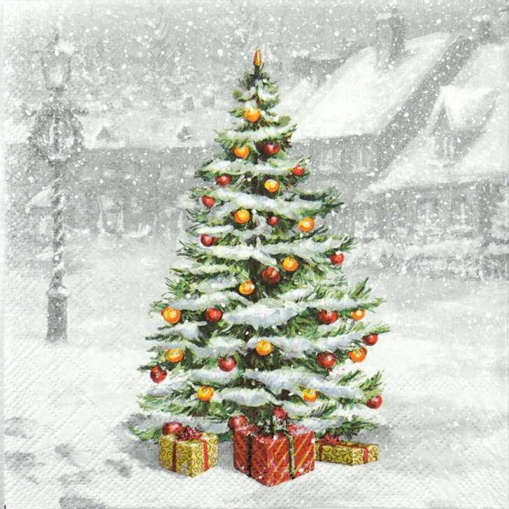 Ambiente 3 Ply Paper Napkins Tree On Square