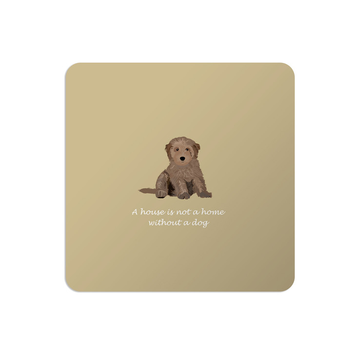 Bailey and Friends Dog Placemat Cockapoo Mustard