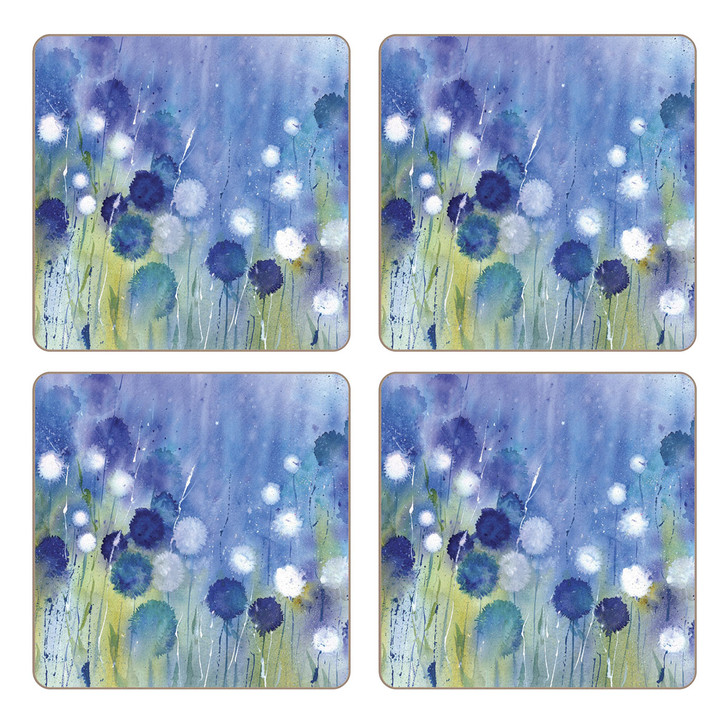 iStyle Cornflower Set of 4 Coasters