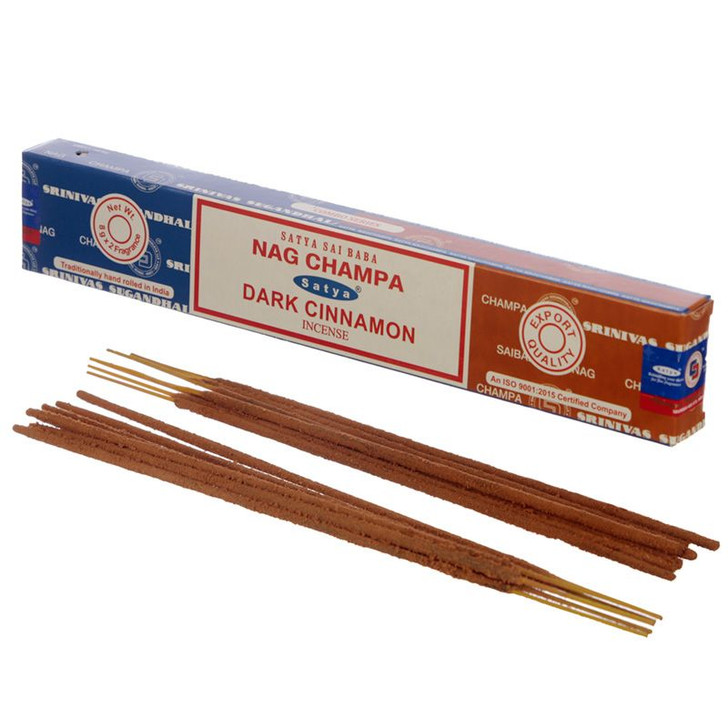 Puckator Satya Nag Champa and Dark Cinnamon Incense Sticks