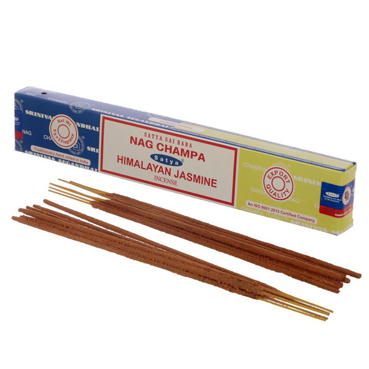 Puckator Satya Nag Champa and Himalayan Jasmine Incense Sticks