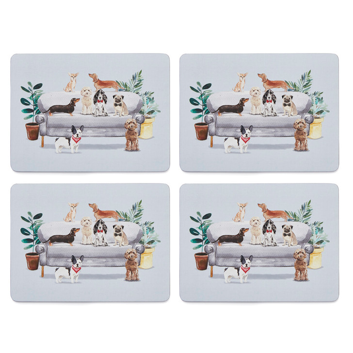 Cooksmart Curious Dogs Set of 4 Placemats