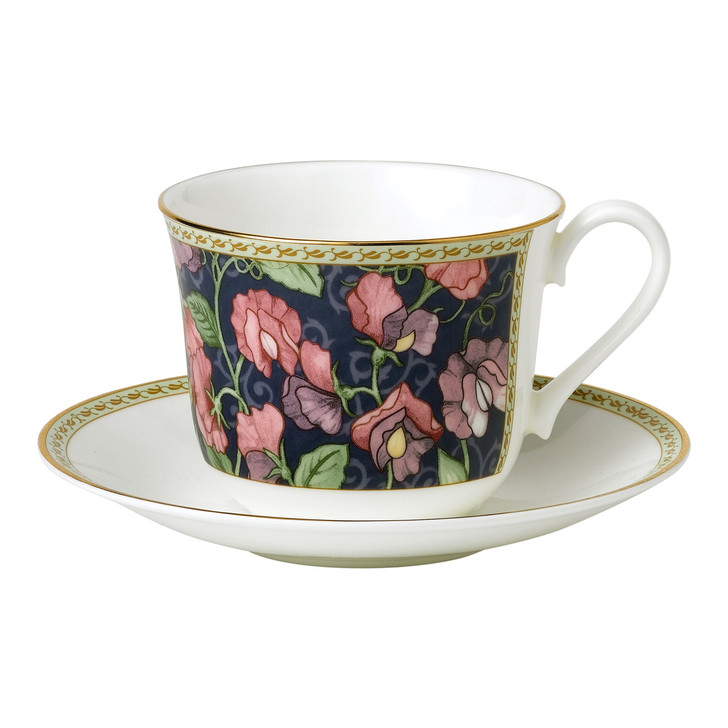 Roy Kirkham Classic Sweet Pea Breakfast Cup and Saucer