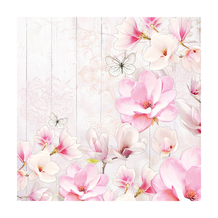 Ambiente 3 Ply Paper Lunch Napkins Magnolia Garden