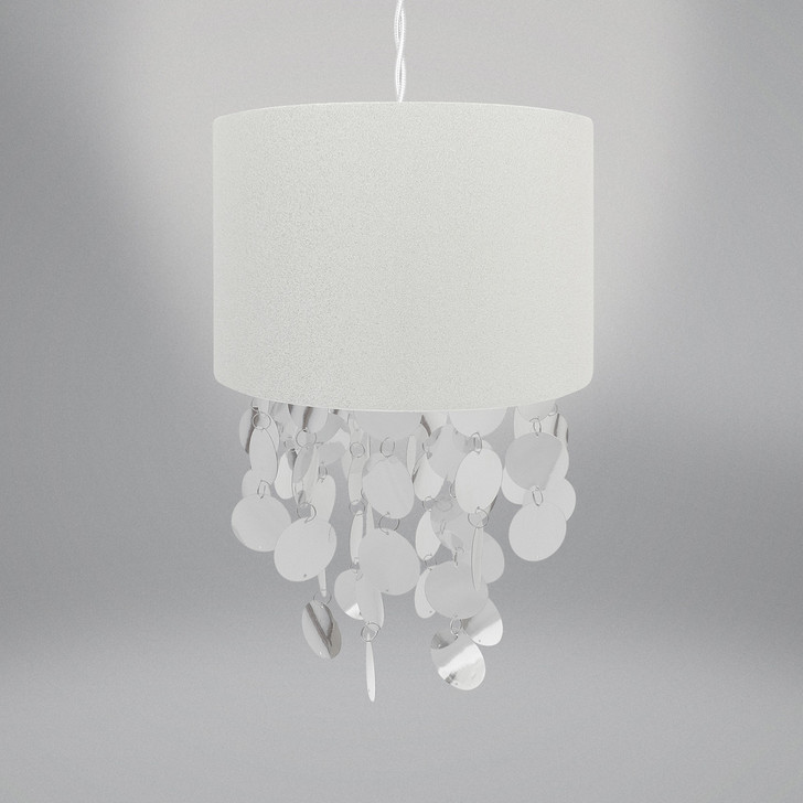 Country Club Glitter Light Shade White