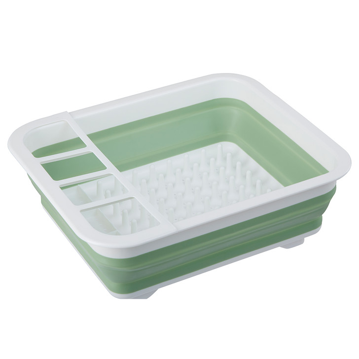 Premier Collapsible Dish Rack Green