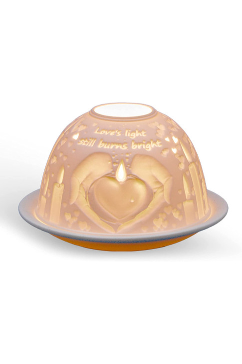 Light Glow Dome Tealight Holder Loves Light Burns