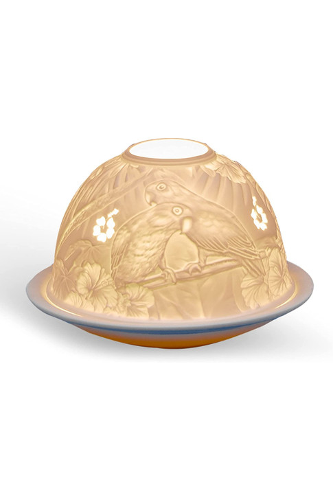 Light Glow Dome Tealight Holder Lovebirds