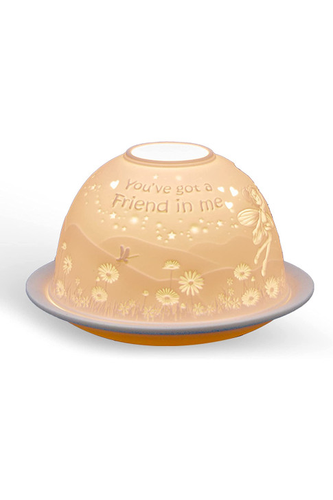 Light Glow Dome Tealight Holder Got a Friend