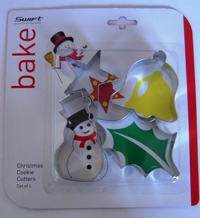 Swift Christmas Cookie Cutters including Snowman Set of 4