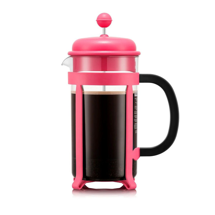 Bodum French Press Coffee Maker Java 8 Cup Bubblegum Pink