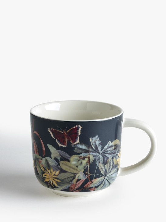 Kew Midnight Floral Mug