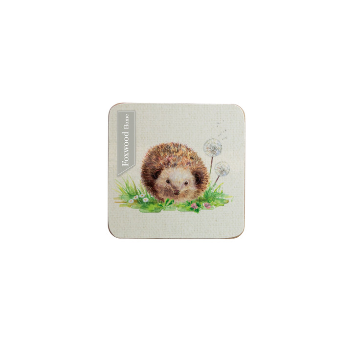 Hedgehog Set of 4 Coasters by Foxwood Homes