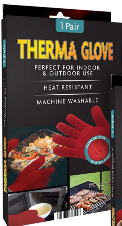 Therma Glove Heat Resistant 1 Pair Red