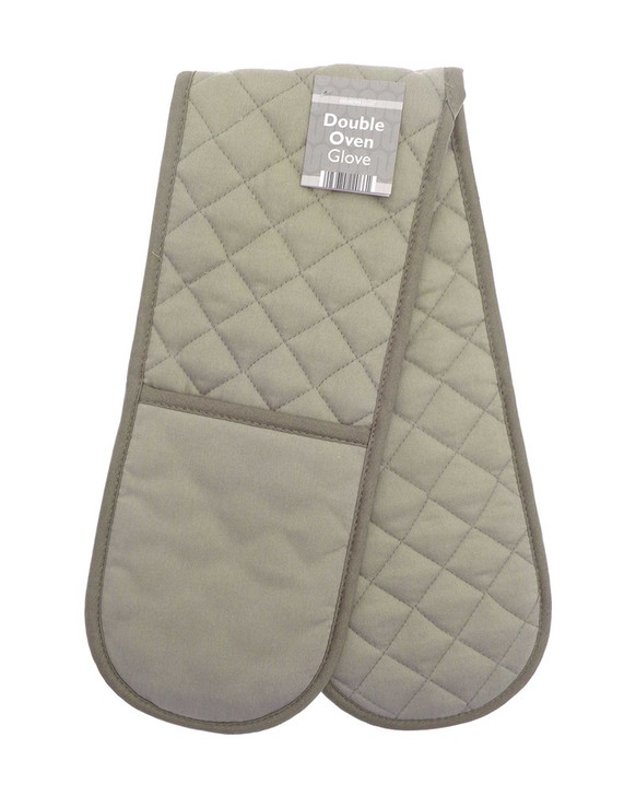 Country Club Double Oven Glove Stone