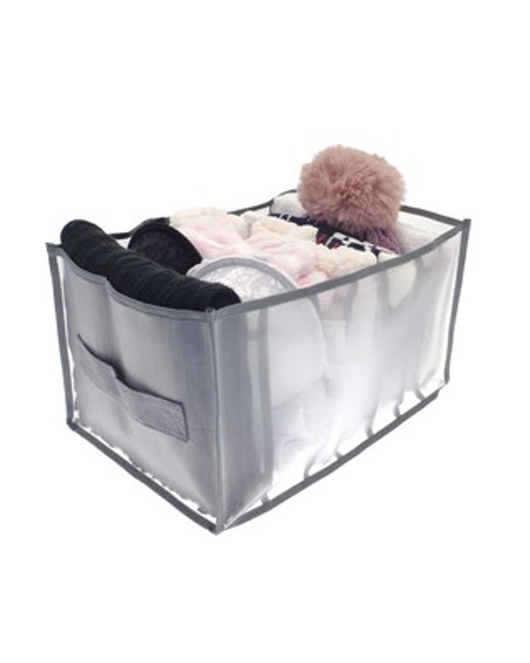 7 Cell Drawer Organiser 25x36x20cm Storage Clothes Tidy