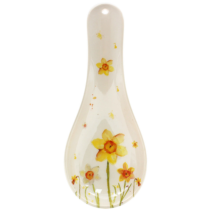 Daffodils Spoon Rest Spring Time Yellow Flower