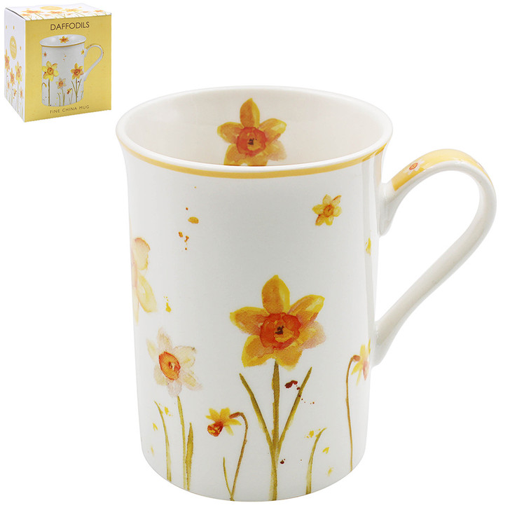 Daffodils Mug Spring Time Yellow Flower Cup