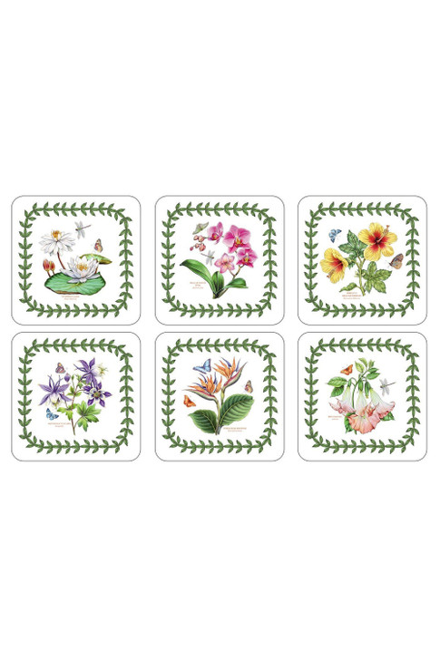 Pimpernel Exotic Botanic Garden Coasters Set of 6