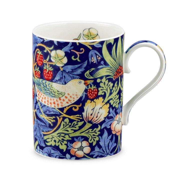 Royal Worcester Morris and Co Strawberry Thief Mug Indigo