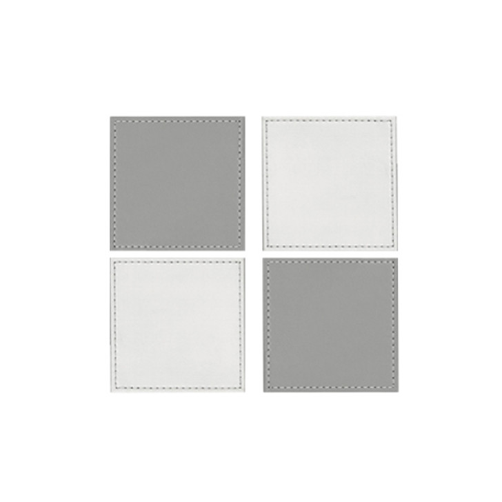 iStyle Reversible White and Grey Coasters