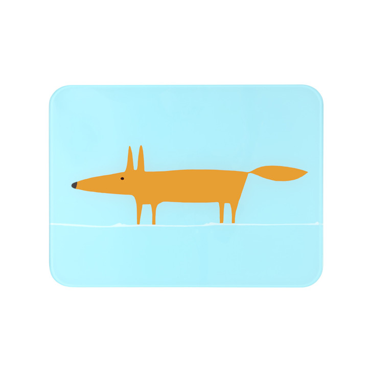 Scion Mr Fox Blue and Orange Worktop Saver 30x40cm