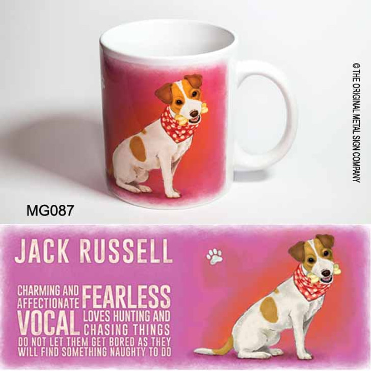 Original Metal Sign Co Mug Jack Russell