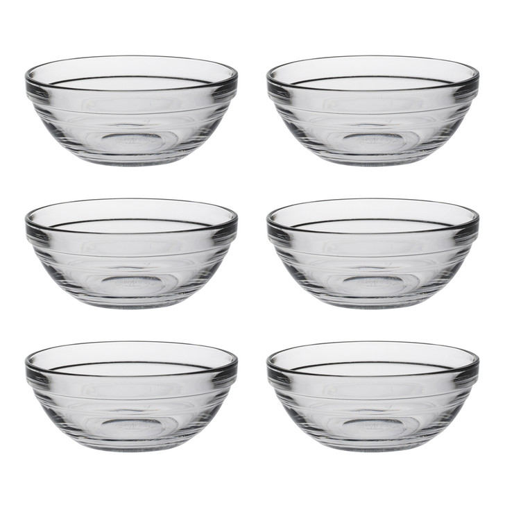 Duralex Set of 6 Lys Round Stacking Bowl 12cm