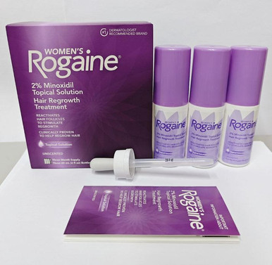 Rogaine for Women Extra Strength Hair Loss and regrow Treatment ...