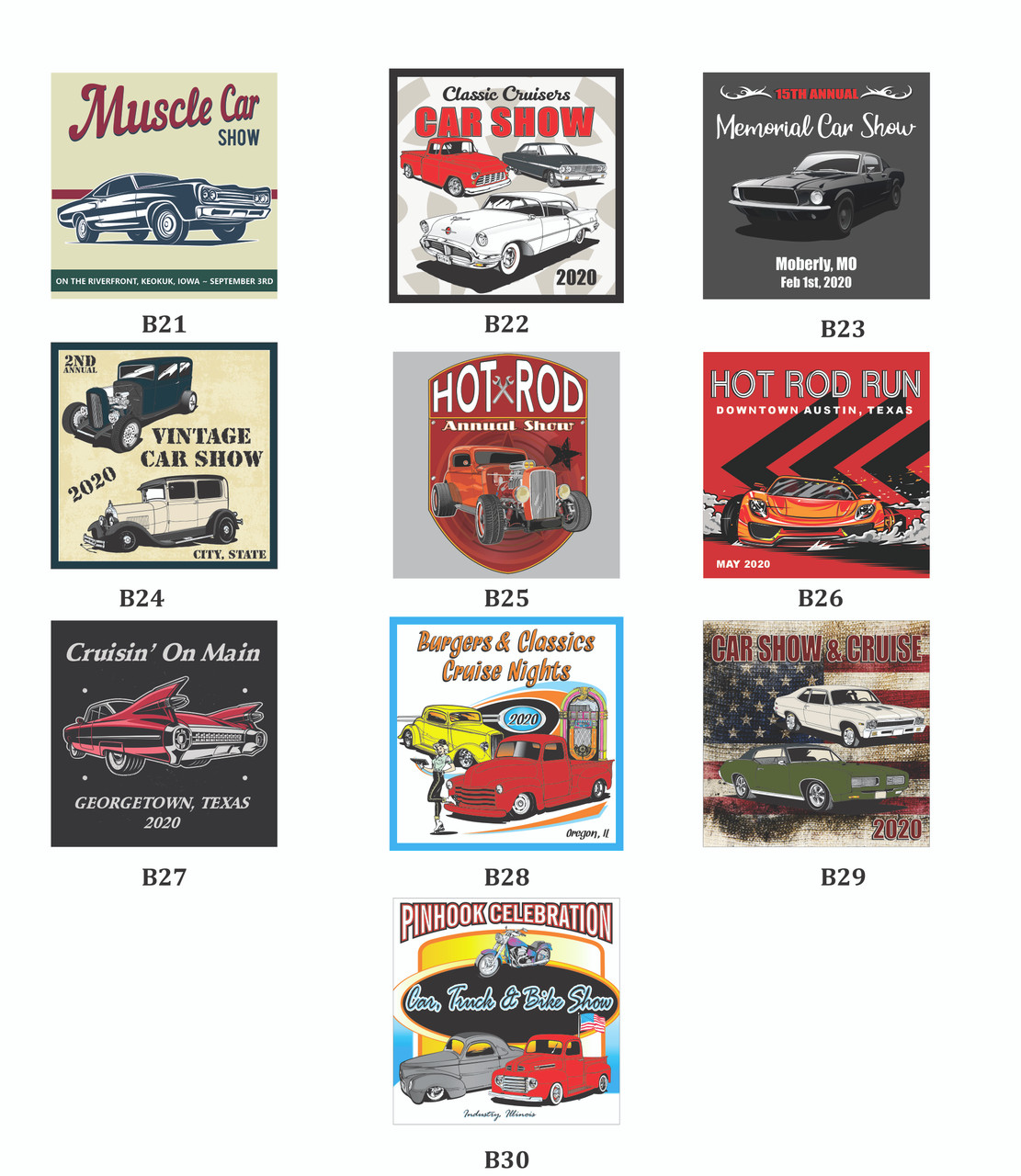 Dash Plaques Color Plaques