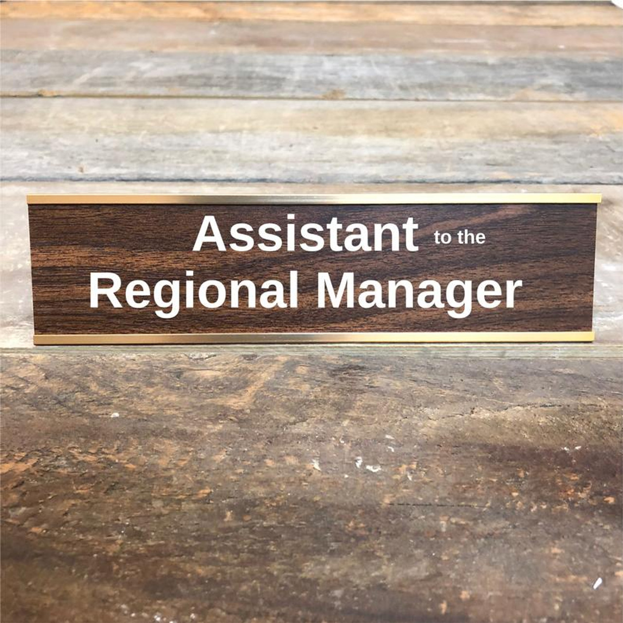 Assistant To The Regional Manager Office Keychain