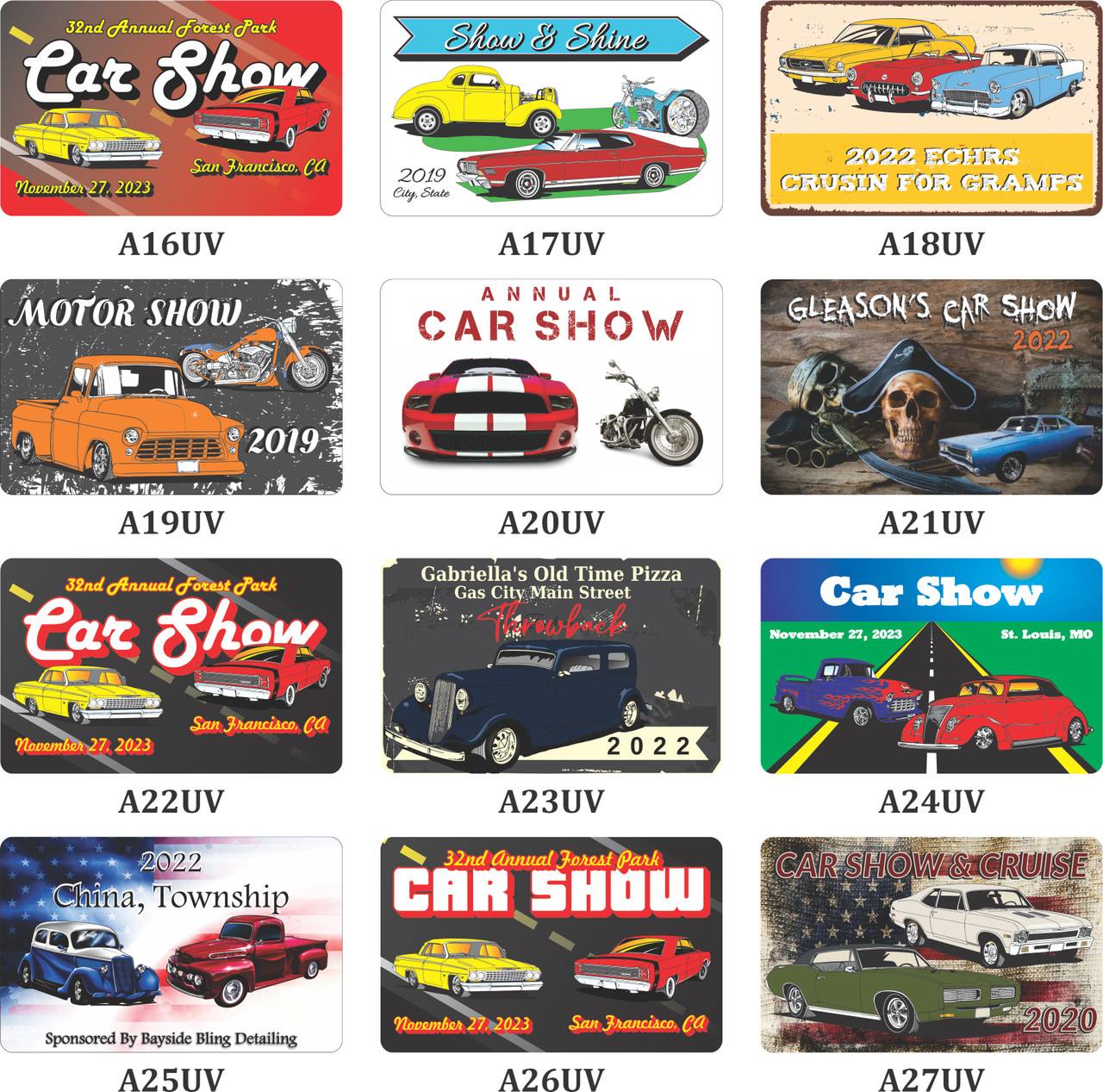 High Quality Dash Plaques