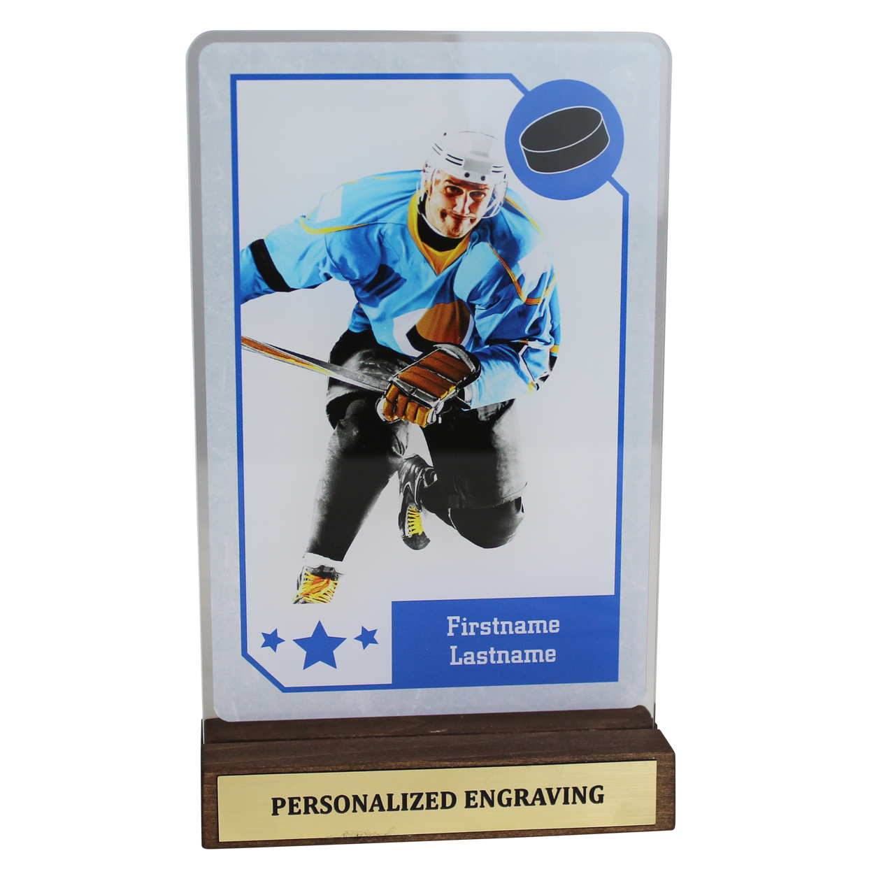 Personalized Hockey Card Design Add Your Photo Name Number personalized-hockey-card-design-add-your-photo-name-number
