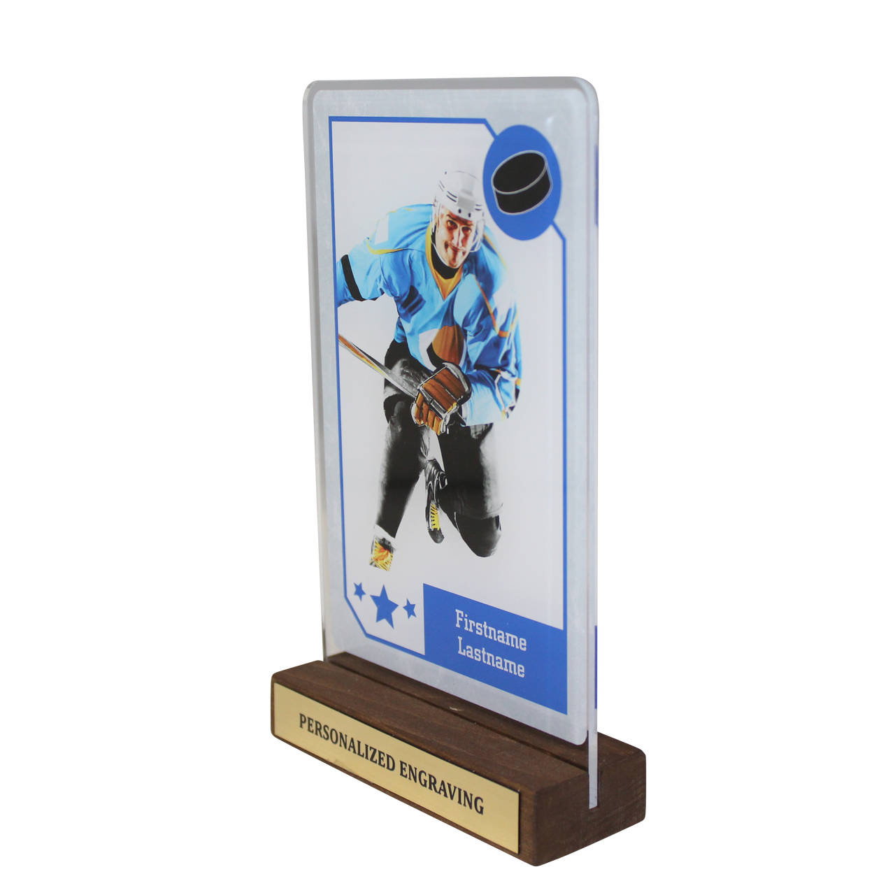 Personalized Hockey Card Design Add Your Photo Name Number personalized-hockey-card-design-add-your-photo-name-number
