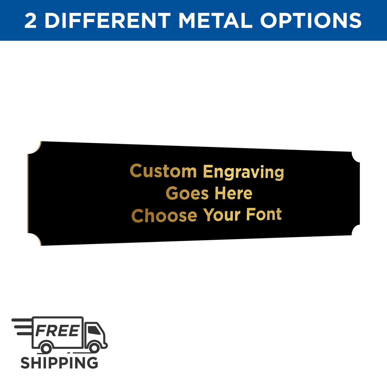1x5 Brass Plate | Bulk Order Save 40% | Free Shipping