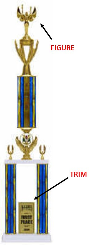36-Inch 2-Column Trophy - Impressive Recognition Award