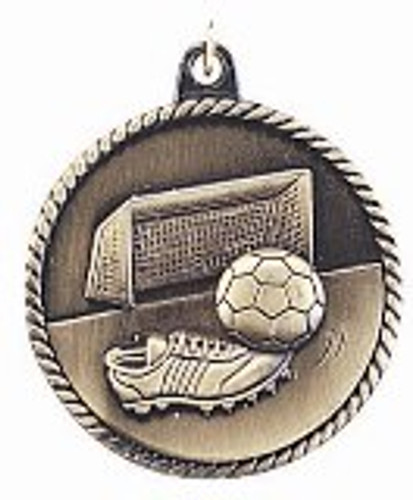 Soccer High Relief Medal