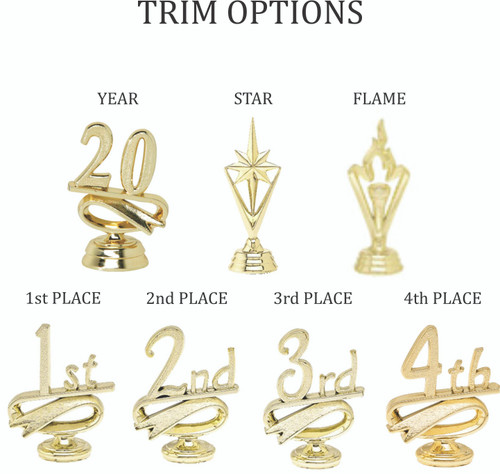 Crown Awards Turkey Bowl Trophy - 6 Gold Star Thanksgiving Football  Trophies Prime