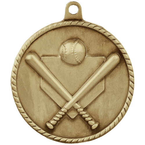 Gold Baseball High Relief Medals