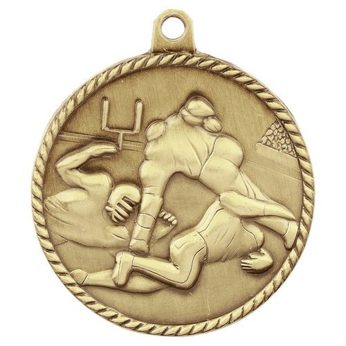 Gold Football High Relief Medals Gold Football High Relief Medals