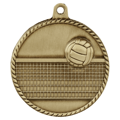 Gold Volleyball High Relief Medals Gold Volleyball High Relief Medals