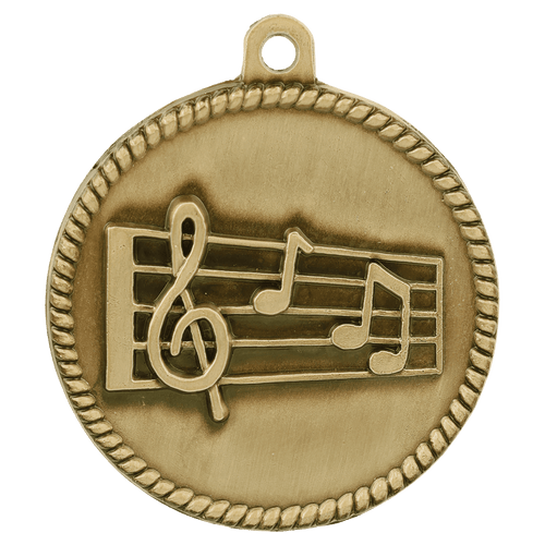 Gold Music High Relief Medals