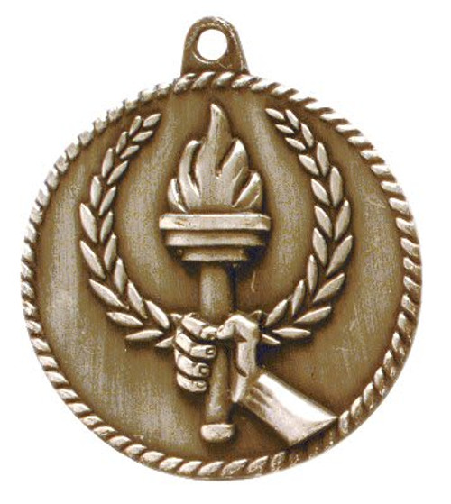 Gold Torch High Relief Medals