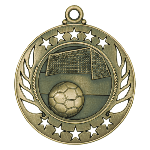 Gold Soccer Galaxy Medals