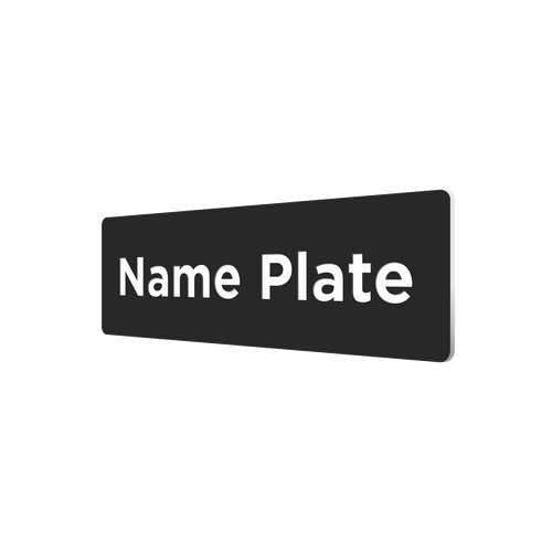 PLASTIC NAME BADGE