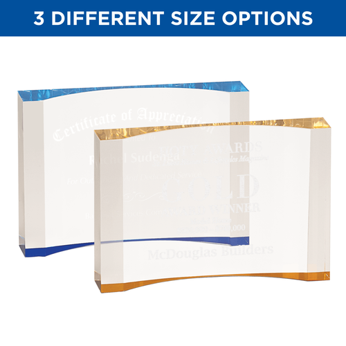 Thick Acrylic Crescent Thick Acrylic Crescent
