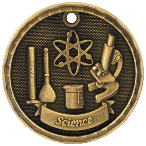 Gold Science 3-D Medals