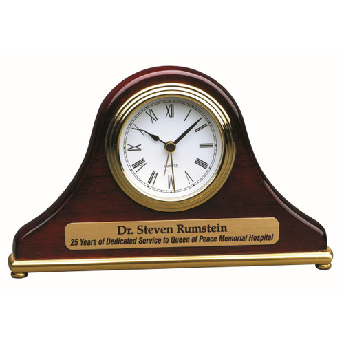 Mantel Rosewood Piano Finish Desk Clock Mantel Rosewood Piano Finish Desk Clock